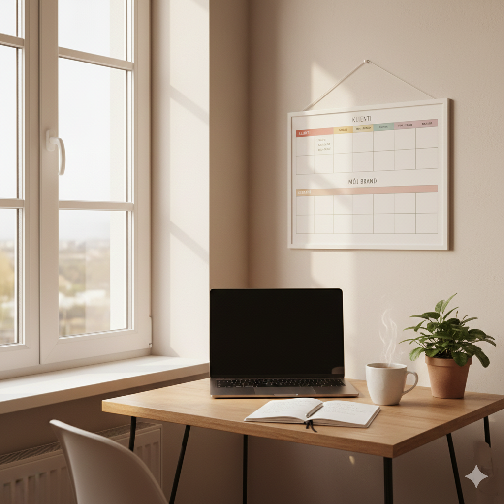 Pracovný kútik je pri práci doma nevyhnutnosťou. Zdroj foto: Vytvorené pomocou AI